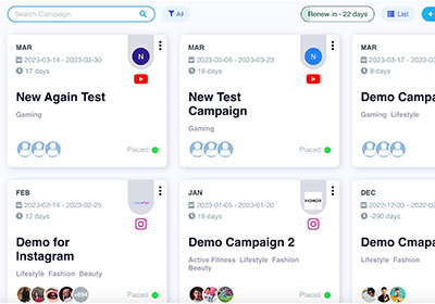 Promote your products by influencers